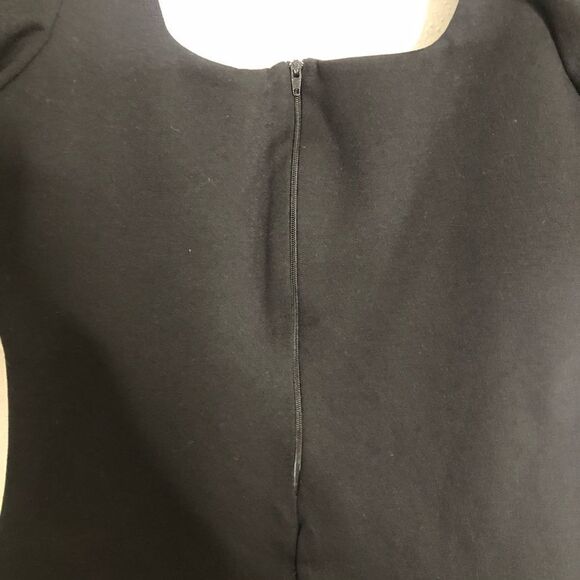 Puff Sleeve Square Neck Bodycon Mini Dress - Picture 8 of 11